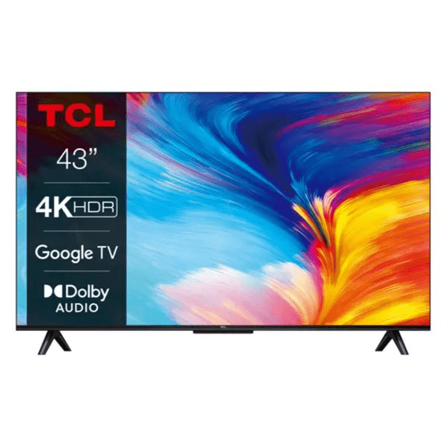 TCL 43 inches Metallic Bezel-Less Series 4K Ultra HD Smart LED Google TV