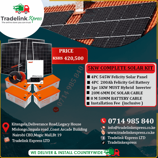 5KW FELICITY PRODUCT COMPLETE SOLAR KIT