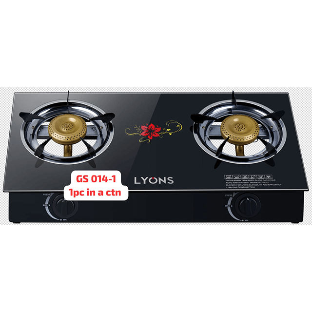 AILYONS GSO14-1  2 BURNER GLASS COOKER