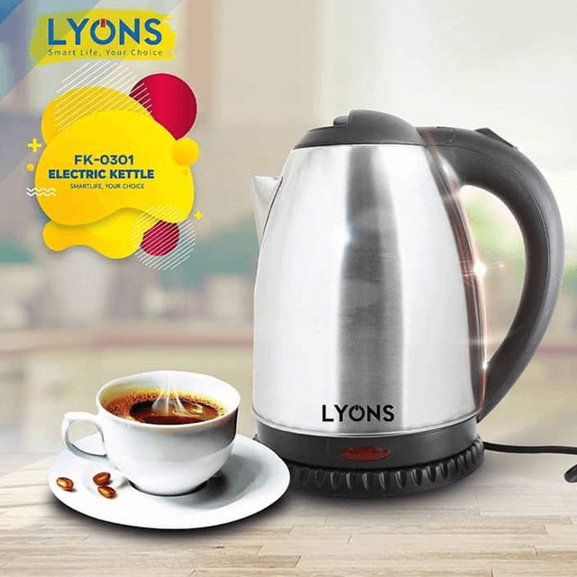 AILYONS FK-0301 SILVER KETTLE 1.8L 
