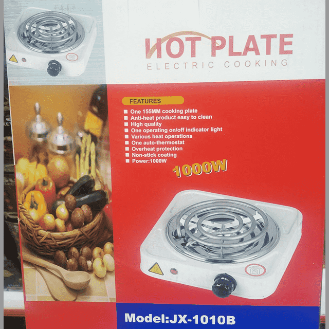ELECTRIC HOT PLATE JX-1010B SINGLE COIL 