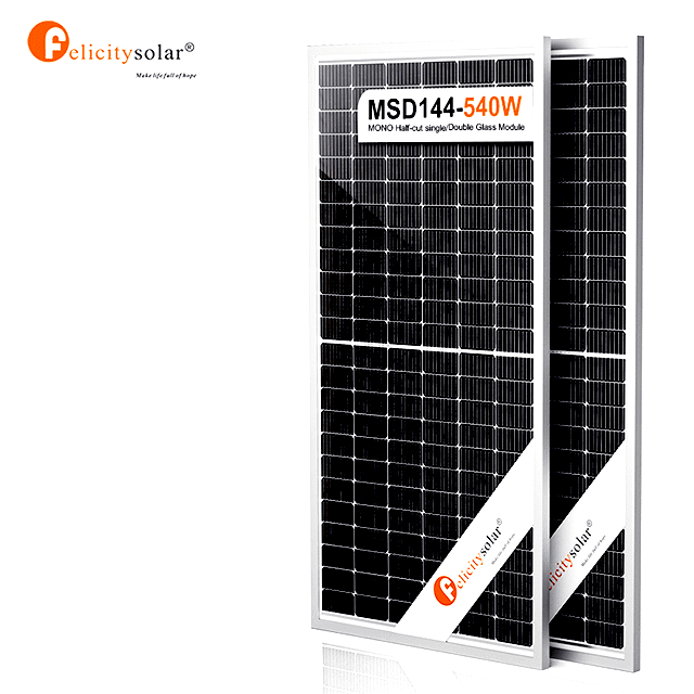 540W 41V Mono Half Solar Panel Size:2279*1134*35mm (FL-H-540W) 