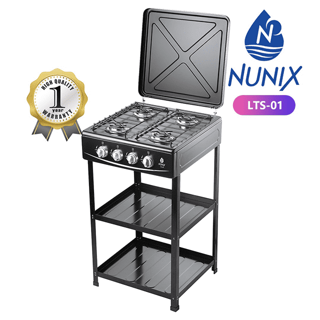 NUNIX LTS-01 ALL GAS TABLE TOP COOKER WIT STANDING SHELVES 