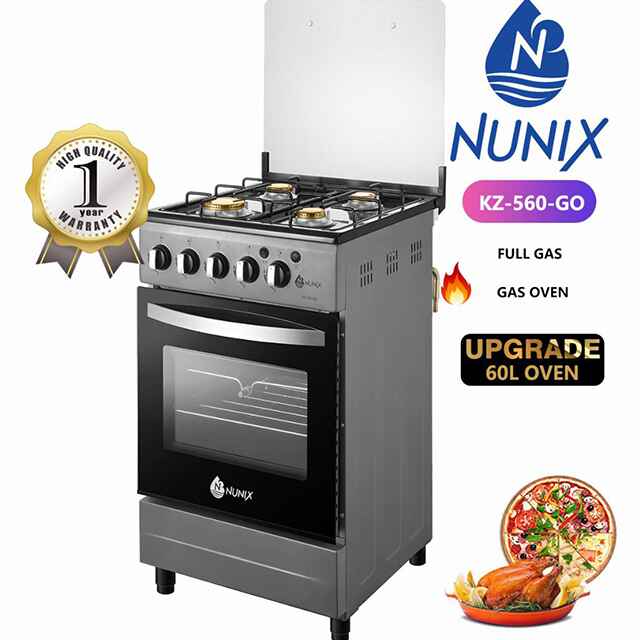 Nunix All Gas Standing Cooker with Gas Oven