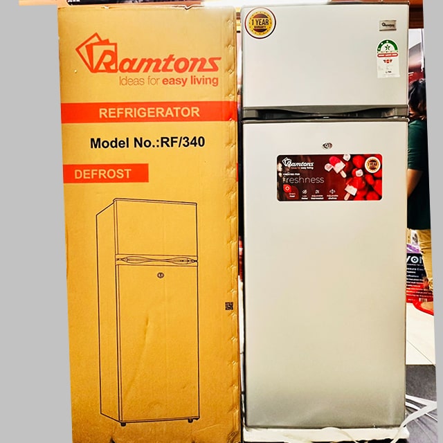 RAMTONS - RF340 204 LITRES 2 DOOR DIRECT COOL FRIDGE