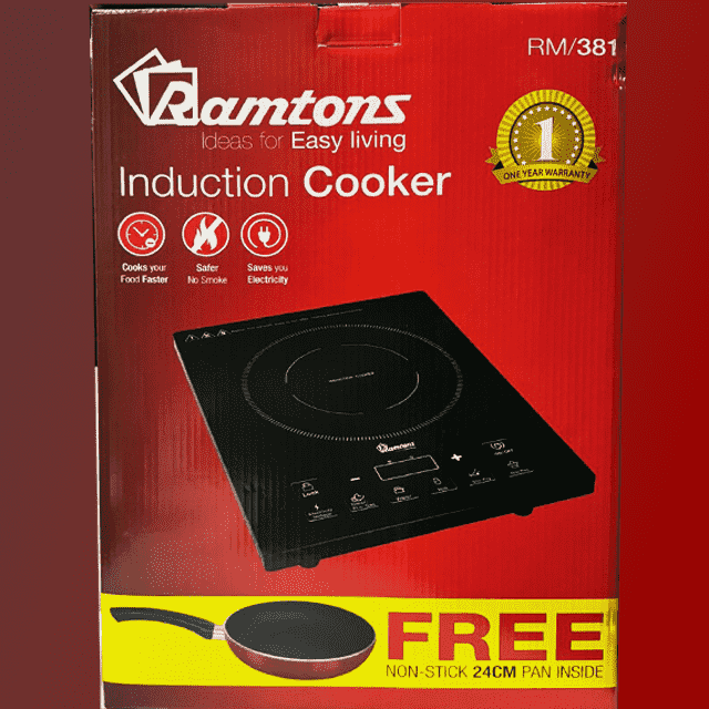 RAMTONS RM-381 INDUCTION COOKER FREE PAN 