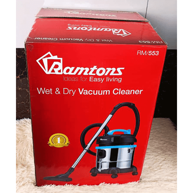 RAMTONS RM-553 WET & DRY VACCUM CLEANER 21L 