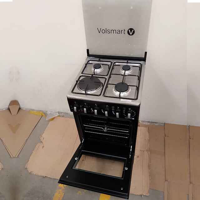 Volsmart 3+1 standing cooker with electric oven