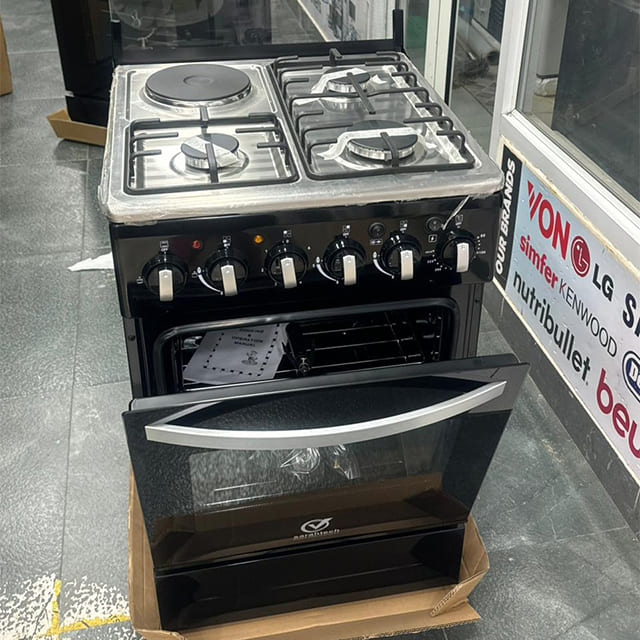 SARAHTECH 3 GAS 1 ELECTRIC STANDING COOKER  50 by 55  