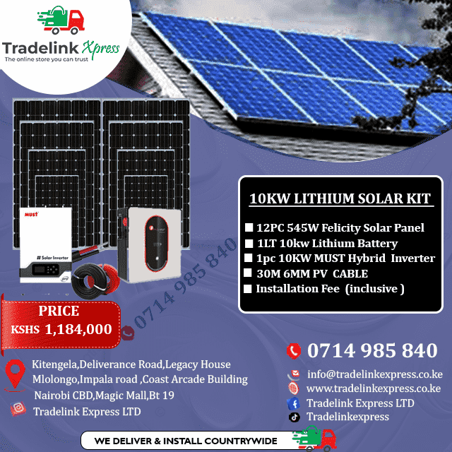 10KW FELICITY  LITHIUM SOLAR KIT