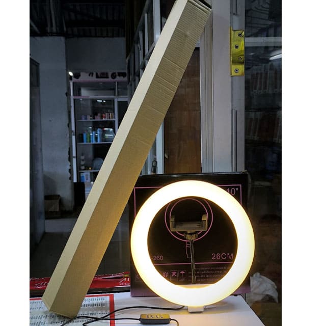 10INCH 3 COLOURED LED RING LIGHT