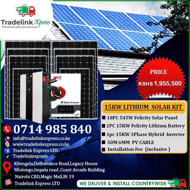 15KW FELICITY LITHIUM SOLAR KIT