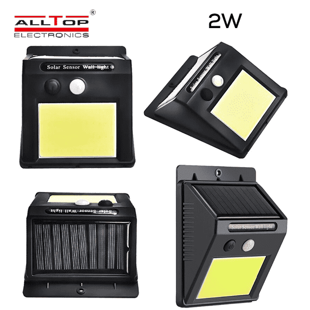 2W SOLAR LED WALL LIGHT 0978A02-01