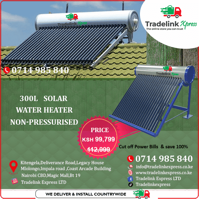 300L SOLAR WATER HEATER