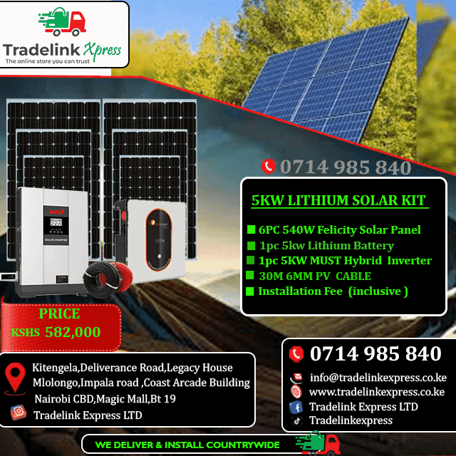 5KW LITHIUM FELICITY SOLAR KIT