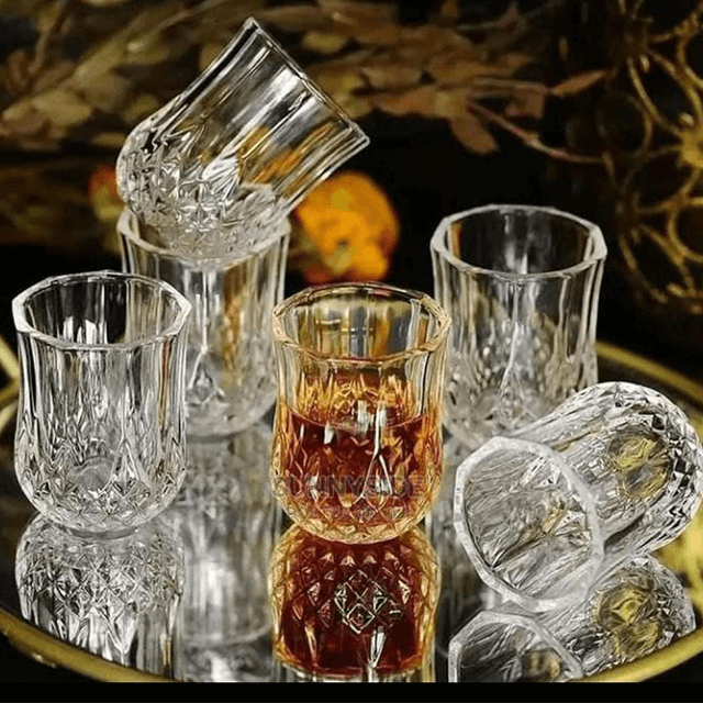 6Pcs WHISKY DIAMOND GLASSES