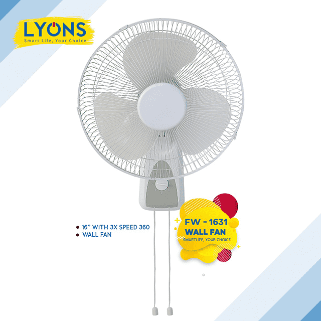 AILYONS FW-1631 WALL FAN