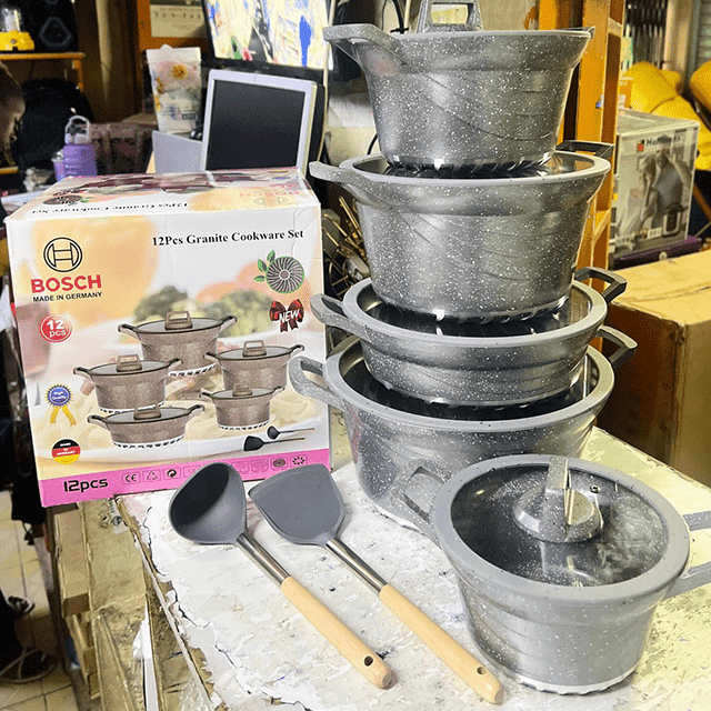 BOSCH REGINA 5PC GRANITE COOKWARE SET