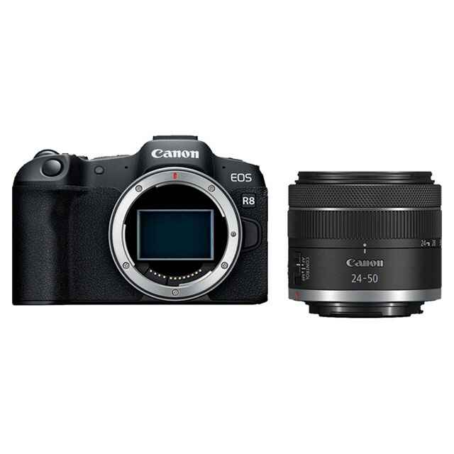 CANON EOS R8 MIRRORLESS CAMERA WITH KIT Rf 24-50ST