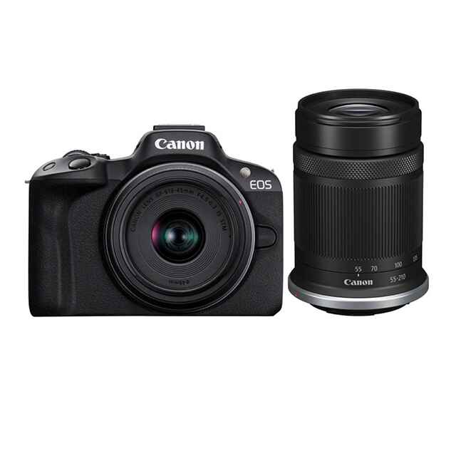 CANON R50 MIRRORLESS CAMERA WITH 55- 210MM LENS