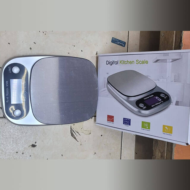 10KG STAINLESS STEEL DIGITAL KITCHEN WEIGHING  SCALE