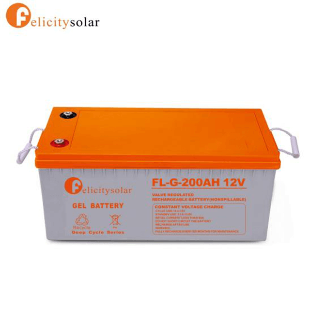 200Ah 12V solar GEL battery (FL-G-200AH12V)