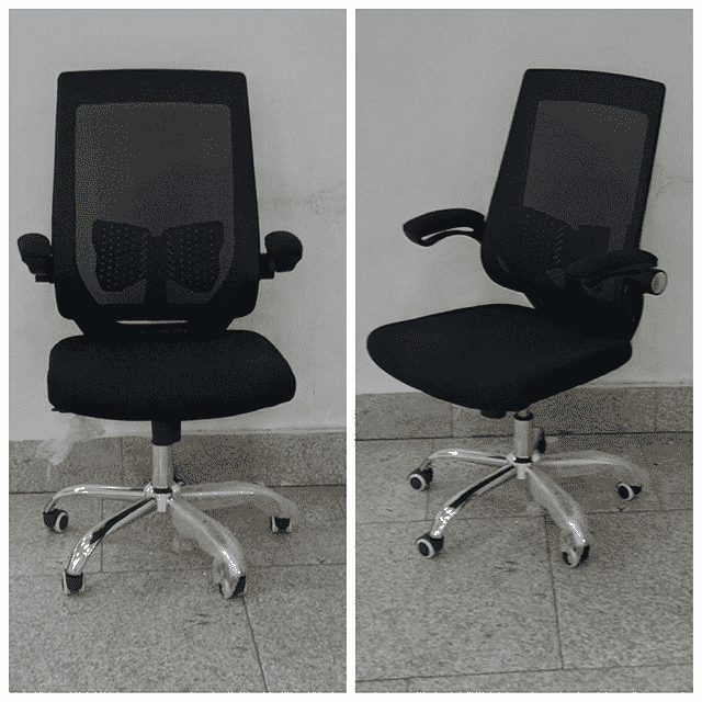 MEDIUM BACK CHAIR WITH LUMBER SUPPORT