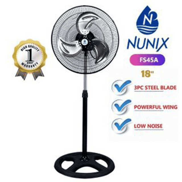 NUNIX FSA5A 18 INCH STAND ALONE FAN