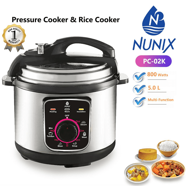 NUNIX PC-02K PRESSURE COOKER