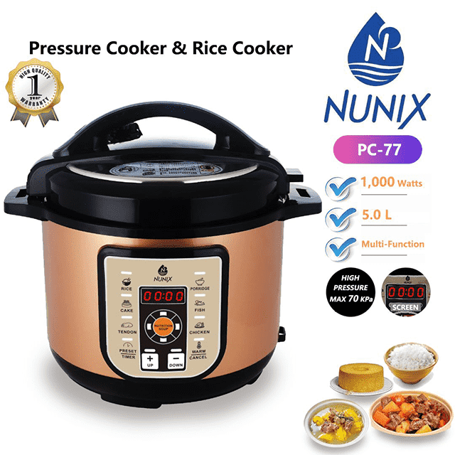 NUNIX PRESSURE COOKER PC-77