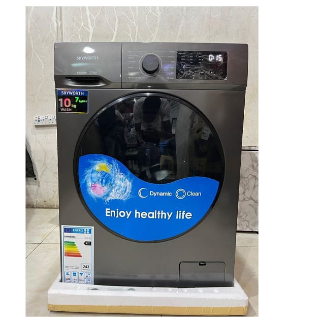 SKYWORTH 1O/7KG WASHING MACHINE FULLY AUTOMATIC