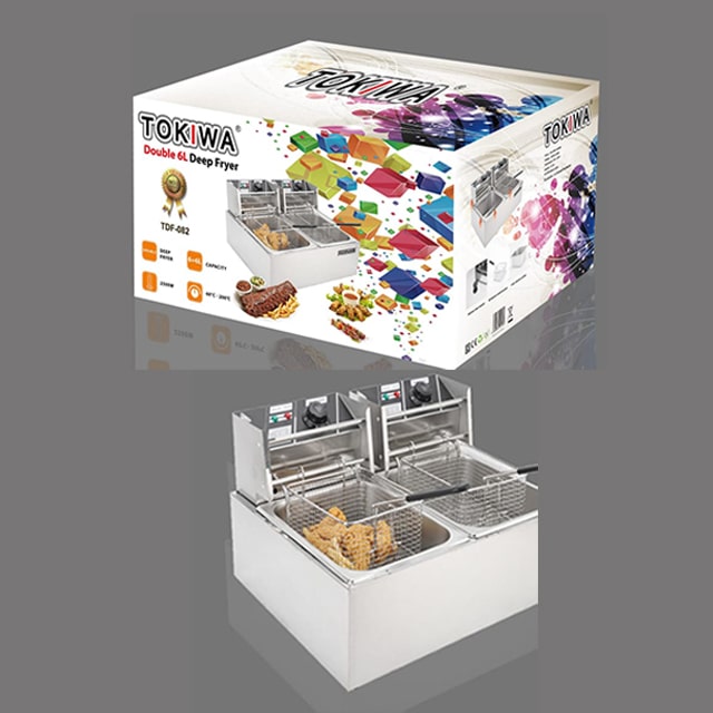 TOKIWA  TDF-082 12L DOUBLE DEEP FRYER