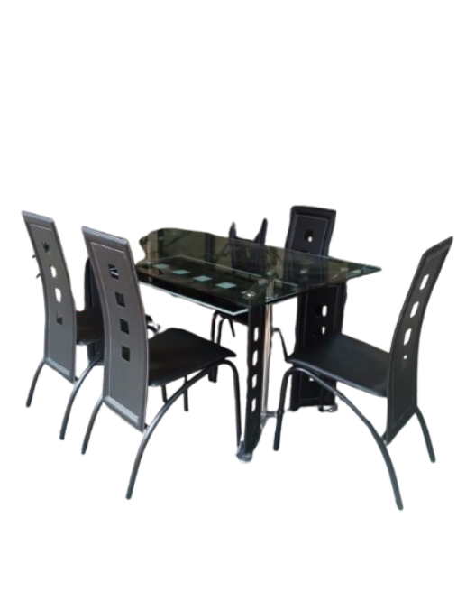6 sitter glass dinning
