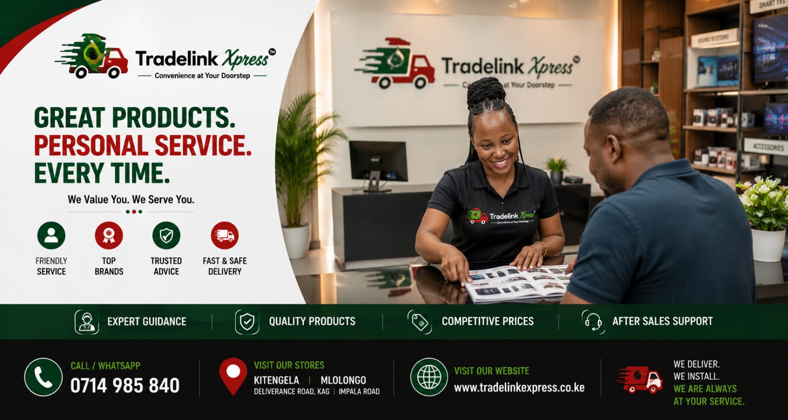 GREAT PERSONAL SERVICE