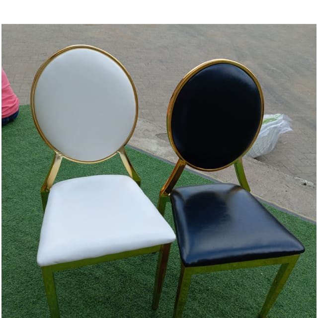 Gold Stainless Steel Banquet Chairs