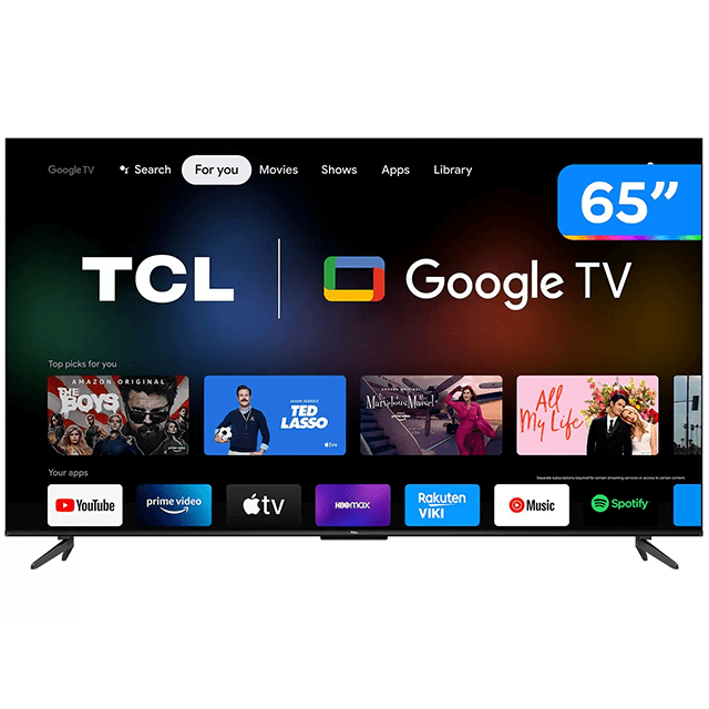 TCL 65 Inch 4K HDR Google TV with Dolby Atmos