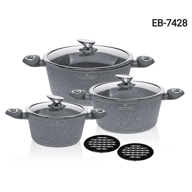 EDENBURG COOKWARE  EB-7434 8PC