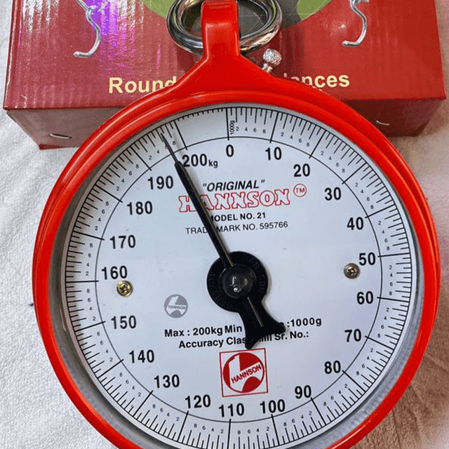 HANNSON HANGING MECHANICAL HOOK SCALE 200KG