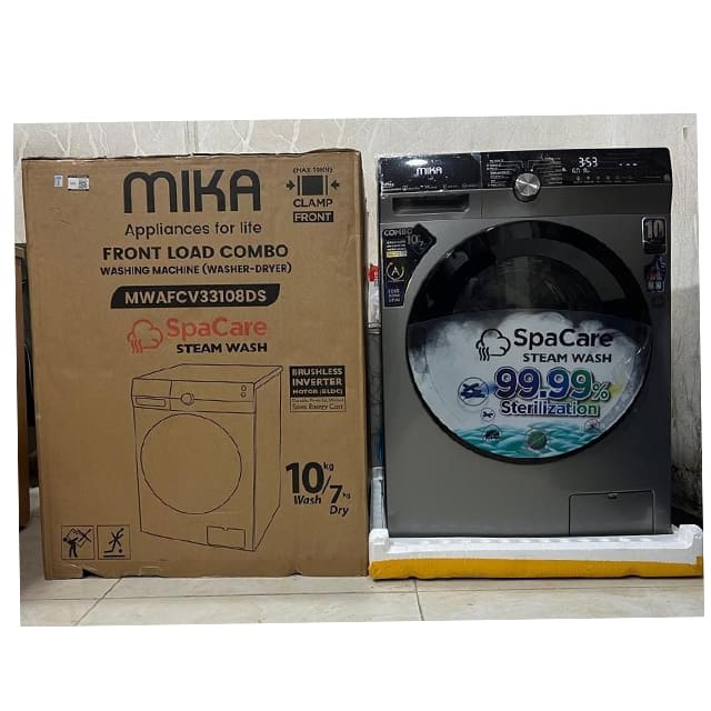 MIKA WASHING MACHINE 10/7KG  FULLY AUTOMATIC