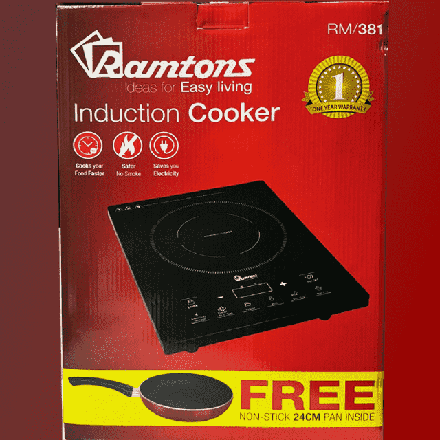 RAMTONS RM-381 INDUCTION COOKER FREE PAN