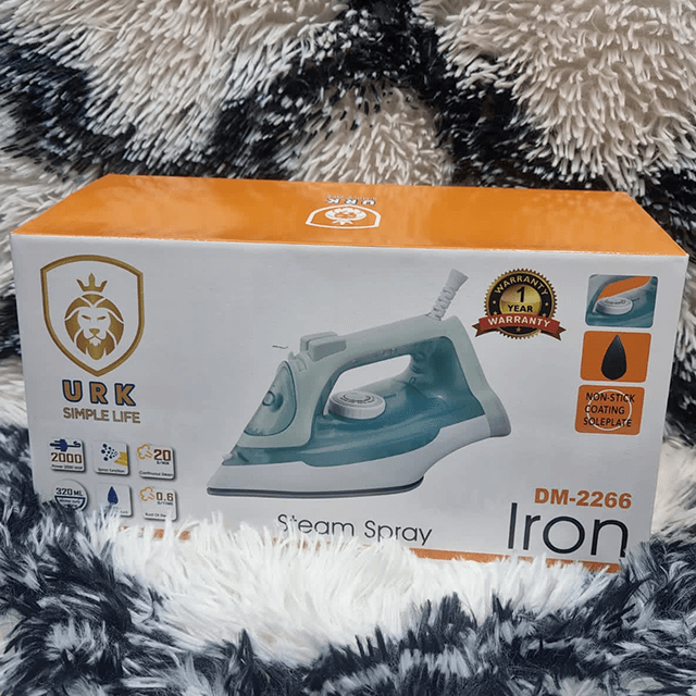 URK DM-2266 STEAM IRON BOX