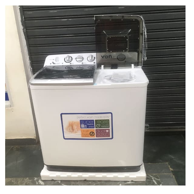 VON 10KG TWIN HUB WASHING MACHINE