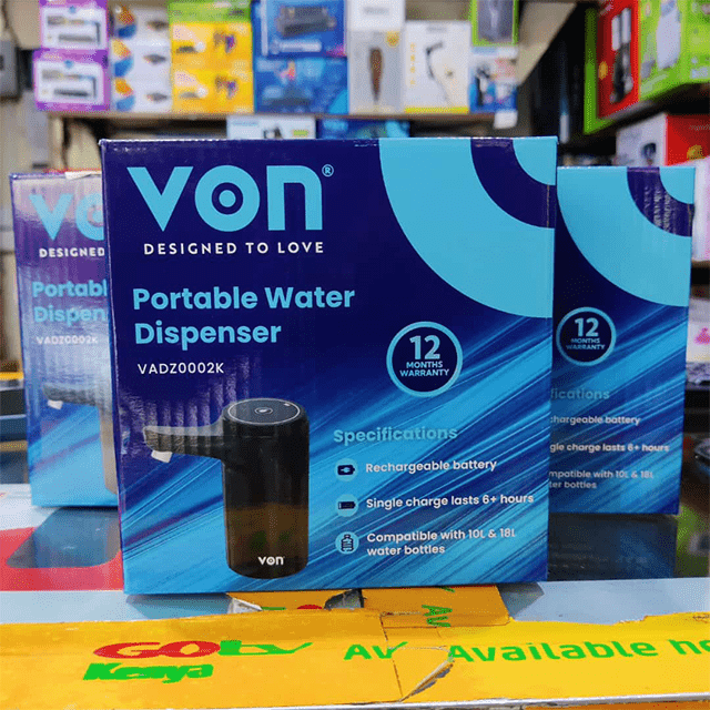 Von Rechargeable Water Dispenser VADZOOO2K